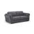 Silvano Fabric/Leather Loveseat