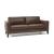 Sollievo Fabric/Leather Sofa w/ Wood Legs