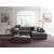 Silvano Fabric/Leather L-Shape Sectional Sofa w/Chaise