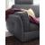 Silvano Fabric/Leather L-Shape Sectional Sofa w/Chaise