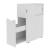 Boxi Office Lockable Storage Tower w/Sliding Doors Top Bookcase