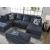 Albar Place 2-Piece Polyester U-Shaped Sectional Sofa w/Left Arm Chaise Facing