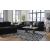 Midnight-Madness 2-Piece Polyester L-Shaped Sectional Sofa w/Left Arm Chaise Facing