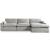 Sophie 3-Piece Polyester L-Shaped Modular Sectional Sofa w/Right Arm Chaise Facing