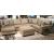 Cannonbrook 3-Piece Polyester U-Shaped Sectional Sofa w/Left Arm Chaise Facing