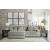 WRS Lindyn 2-Piece Polyester L-Shaped Sectional Sofa w/Left Arm Chaise Facing