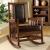 Apple Valley Leatherette/Wood Accent Rocking Chair