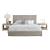 Decker Wall Fabric Platform Bedroom Set