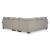 Claireah 3-Piece Polyester L-Shaped Sectional Sofa