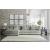 Lindyn 3-Piece Polyester L-Shaped Sectional Sofa w/Left Arm Chaise Facing