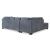 Marleton 2-Piece Polyester L-Shaped Sectional Sofa w/Left Arm Chaise Facing