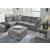 Marleton 2-Piece Polyester L-Shaped Sectional Sofa w/Left Arm Chaise Facing
