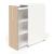 Boxi Office Lockable Storage Tower w/3 Shelves & Pencil Tray