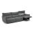 Stupore Fabric/Leather 3 Seater Sofa
