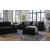 Midnight-Madness 2-Piece Polyester L-Shaped Sectional Sofa w/Left Arm Chaise Facing