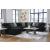 Midnight-Madness 4-Piece Polyester U-Shaped Sectional Sofa w/Left Arm Chaise Facing