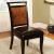 Salida Leatherette/Wood Dining Side Chair, Set of 2