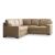 Bandon 2-Piece Leather L-Shaped Sectional Sofa