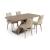 Alster Extendable Dining Set w/Ritz Chair