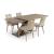 Alster Extendable Dining Set w/Ritz Chair