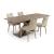 Alster Extendable Dining Set w/Ritz Chair