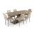Alster Extendable Dining Set w/Ritz Chair