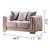 Impreza Velvet Loveseat