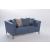 Selegno Fabric Storage Loveseat