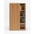 Viga Office Veneer/HPL Wardrobe w/Open Bookcase