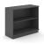 Uni Melamine Office Bookcase w/2 Shelves