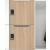 Choice Office Single Row Locker w/2 Small Lockable Doors, Mail Slots, Electronic Keypad Lock