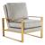 Jefferson Velvet Design Accent Armchair