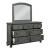 Jackson Wood Veneer Mirror