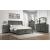 Jackson Wood Veneer Bed with Storage Drawers
