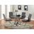 Janet Ancient Wood Grain Marble Top Dining Table