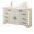 Jasmine Wood Veneer Dresser w/8 Drawers, 2 Doors & LED Lighting