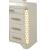 Jasmine Wood Veneer Dresser w/8 Drawers, 2 Doors & LED Lighting