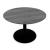 Balance W47.2-inch Ceramic/Metal Customizable Round Dining Table
