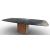 Yoroi W98.4-inch Ceramic/Metal/Wood Customizable Elliptical Dining Table