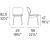 Inès Fabric/Wood Customizable Dining Chair