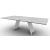 Icaro W98.4-inch Ceramic/Wood Customizable Rectangular Dining Table