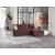 Vision Chenille Fabric L-Shaped Reversible Sectional Sleeper Sofa