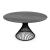 Vortex W55.1-inch Ceramic/Metal Customizable Round Dining Table