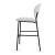 Inès Fabric/Metal Customizable Counter Stool