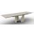 Twins Metal/Ceramic Rectangular Extendable Dining Table