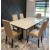 Poesia Wood Veneer Extendable Dining Room Set