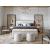 Nomad Fabric/Wood Panel Bed, King Size 
