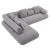 Savannah Fabric Sectional Sofa w/Left Hand Facing Chaise