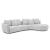 Hamilton Fabric Sectional Sofa w/Right Hand Facing Chaise