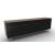 Universal Ceramic/Wood Customizable Sideboard w/4 Glass Doors & Metal Feet